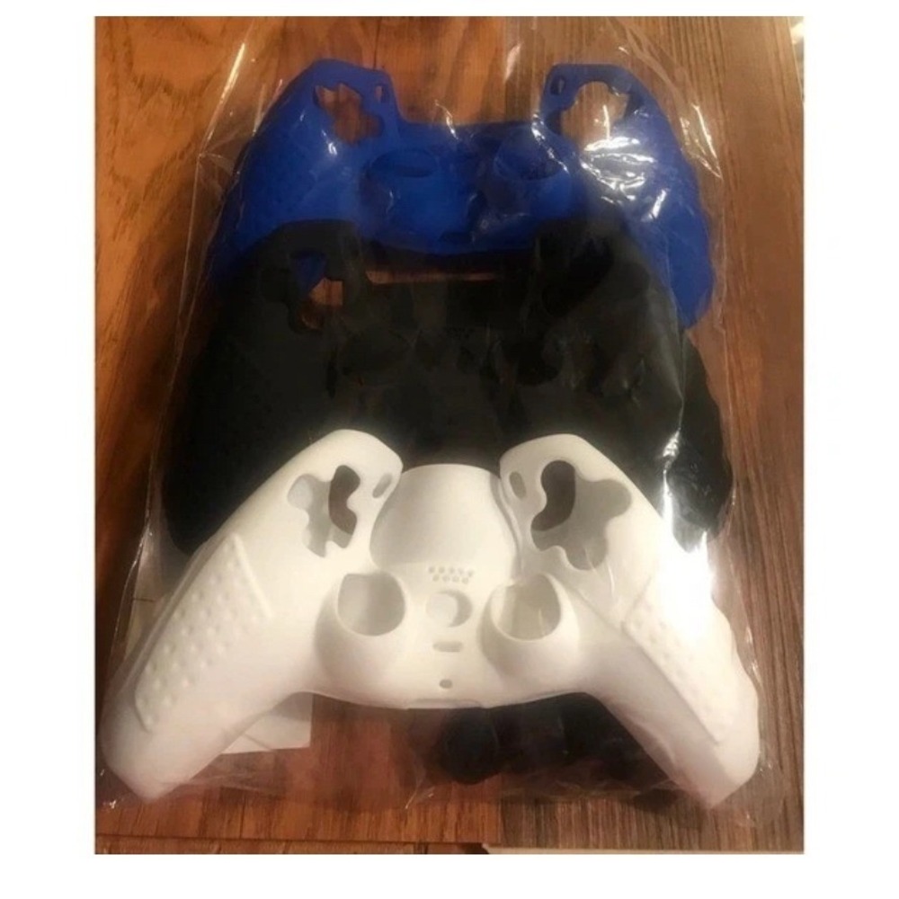 3 Pack Silicone Controllers PS5 Playstation 5 DualSens,‎ plus 6 Analog Grips